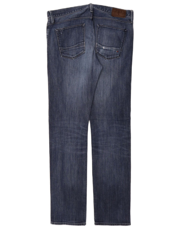 Tommy Hilfiger Mens Denton Straight Jeans W31 L32 Blue Cotton