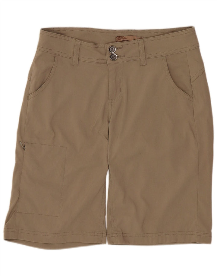PRANA Womens Cargo Shorts US 2 XS W30  Beige Nylon
