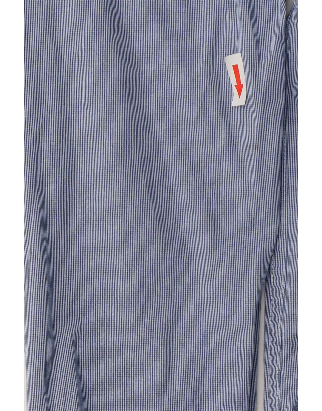 Superdry Mens Shirt Medium Blue Check Cotton