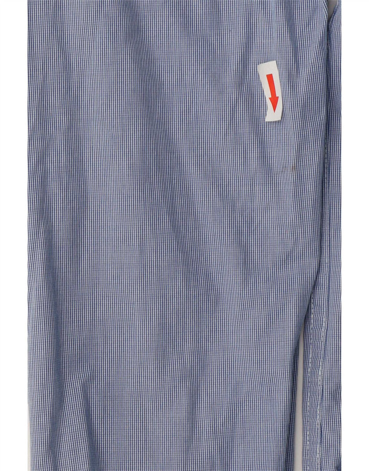 Superdry Mens Shirt Medium Blue Check Cotton
