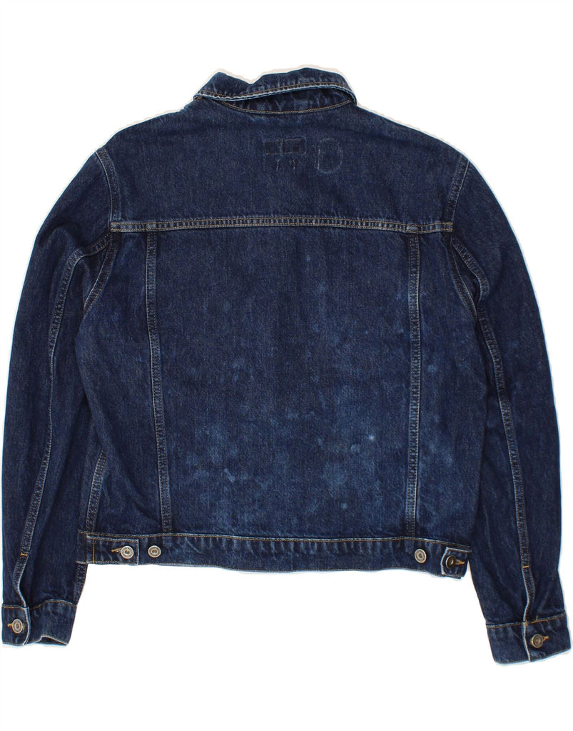 MUSTANG Womens Denim Jacket UK 18 XL Navy Blue Cotton Vintage Mustang and Second-Hand Mustang from Messina Hembry 