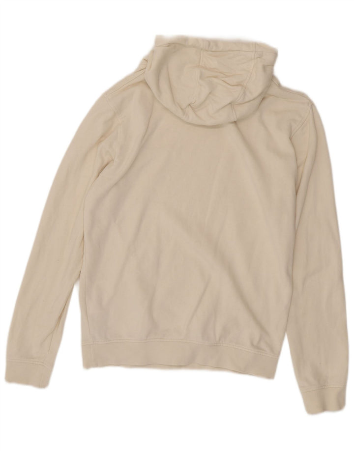 LYLE & SCOTT Girls Hoodie Jumper 14-15 Years Off White Cotton