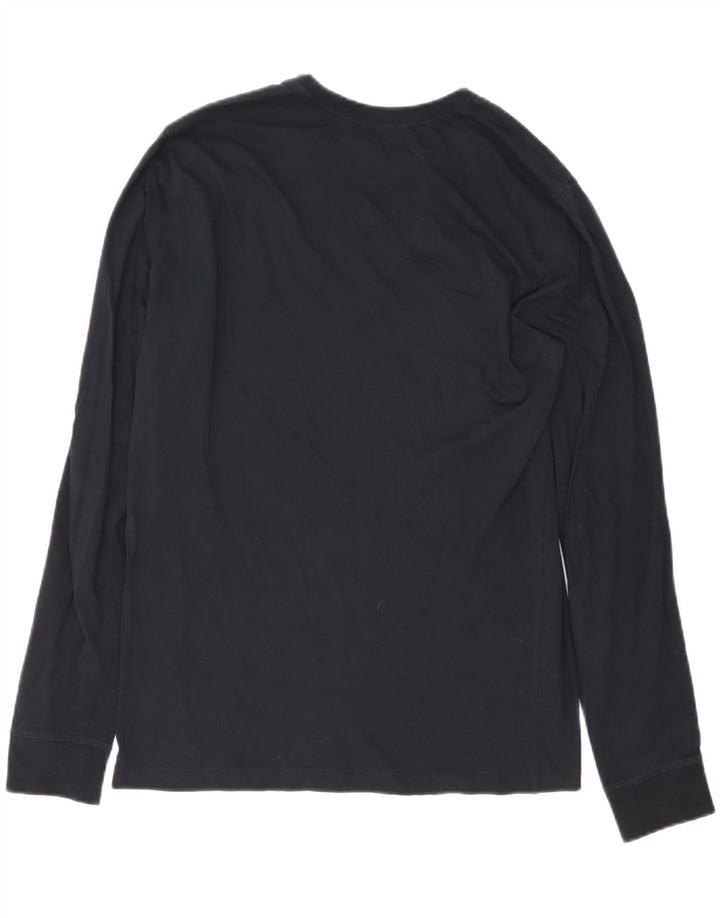 Nike Mens Top Long Sleeve Medium Black Cotton
