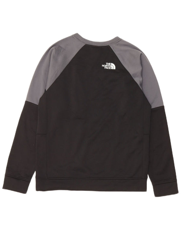 The North Face Boys Sweatshirt Jumper 13-14 Years XL Black Colourblock