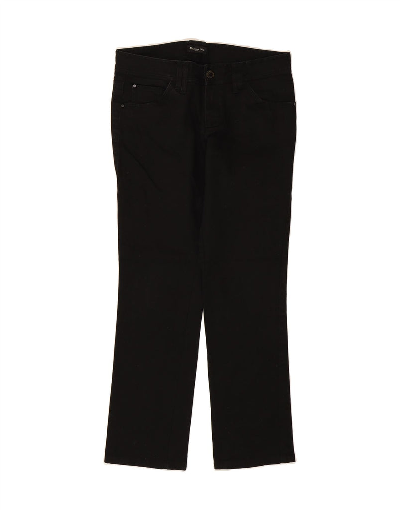 MASSIMO DUTTI Mens Straight Jeans EU 42 Large W32 L32 Black Vintage Massimo Dutti and Second-Hand Massimo Dutti from Messina Hembry 