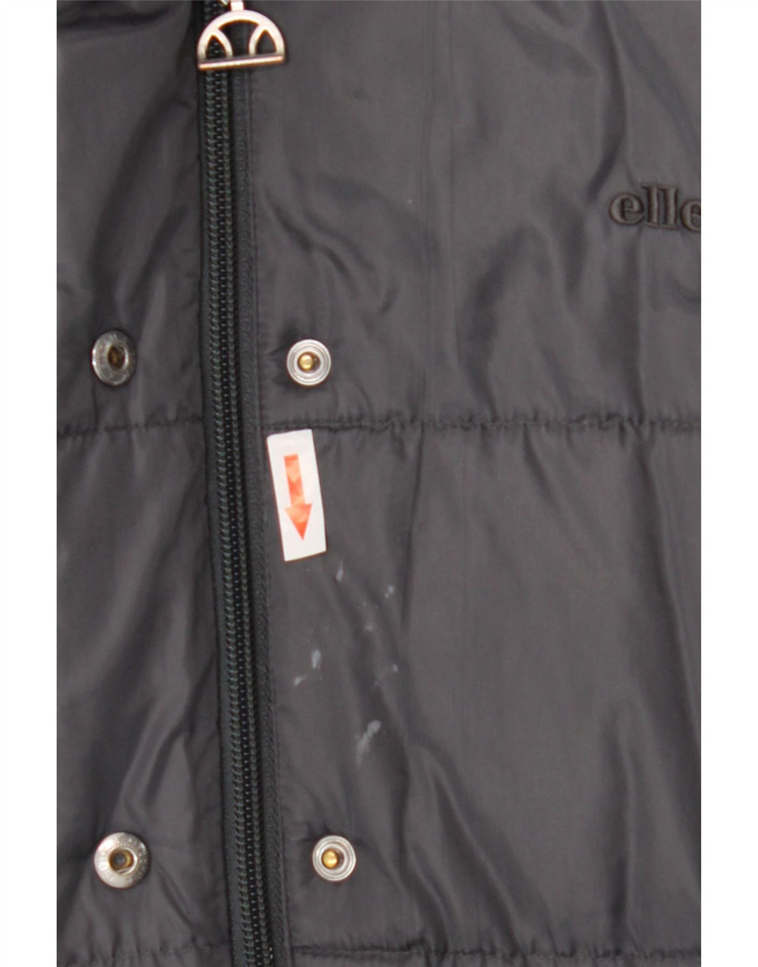 Ellesse Womens Hooded Oversized Padded Coat UK 6 XS Grey Nylon