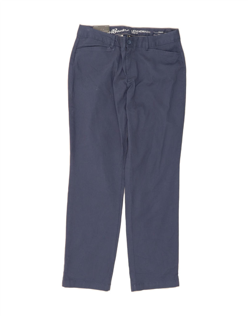 EDDIE BAUER Womens Regular Casual Trousers US 12 Large W32 L31 Navy Blue Vintage Eddie Bauer and Second-Hand Eddie Bauer from Messina Hembry 
