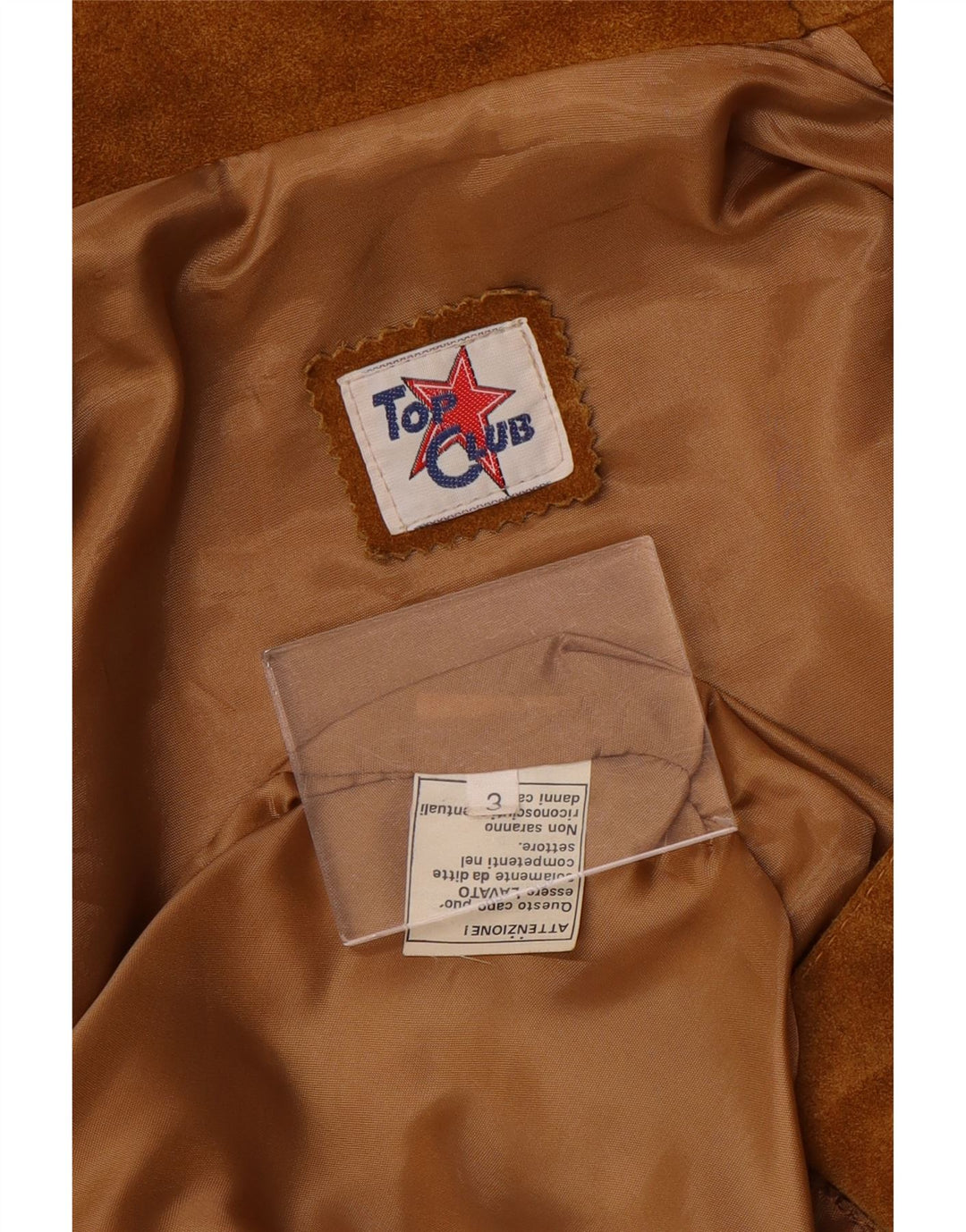 Vintage Womens Suede Jacket UK 16 Large Brown Leather Retro