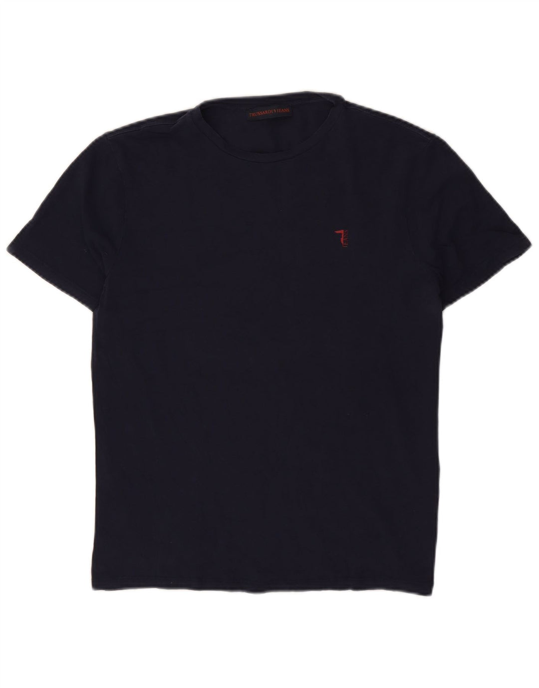Trussardi Jeans Mens T-Shirt Top Small Navy Blue