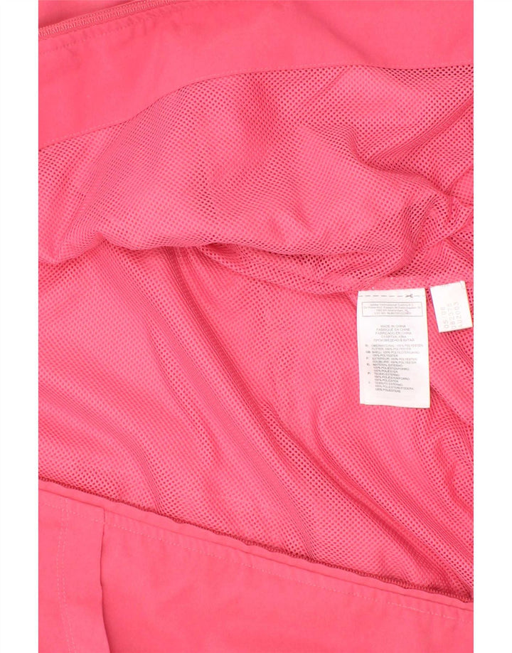 Adidas Girls Tracksuit Top Jacket 5-6 Years Pink Polyester
