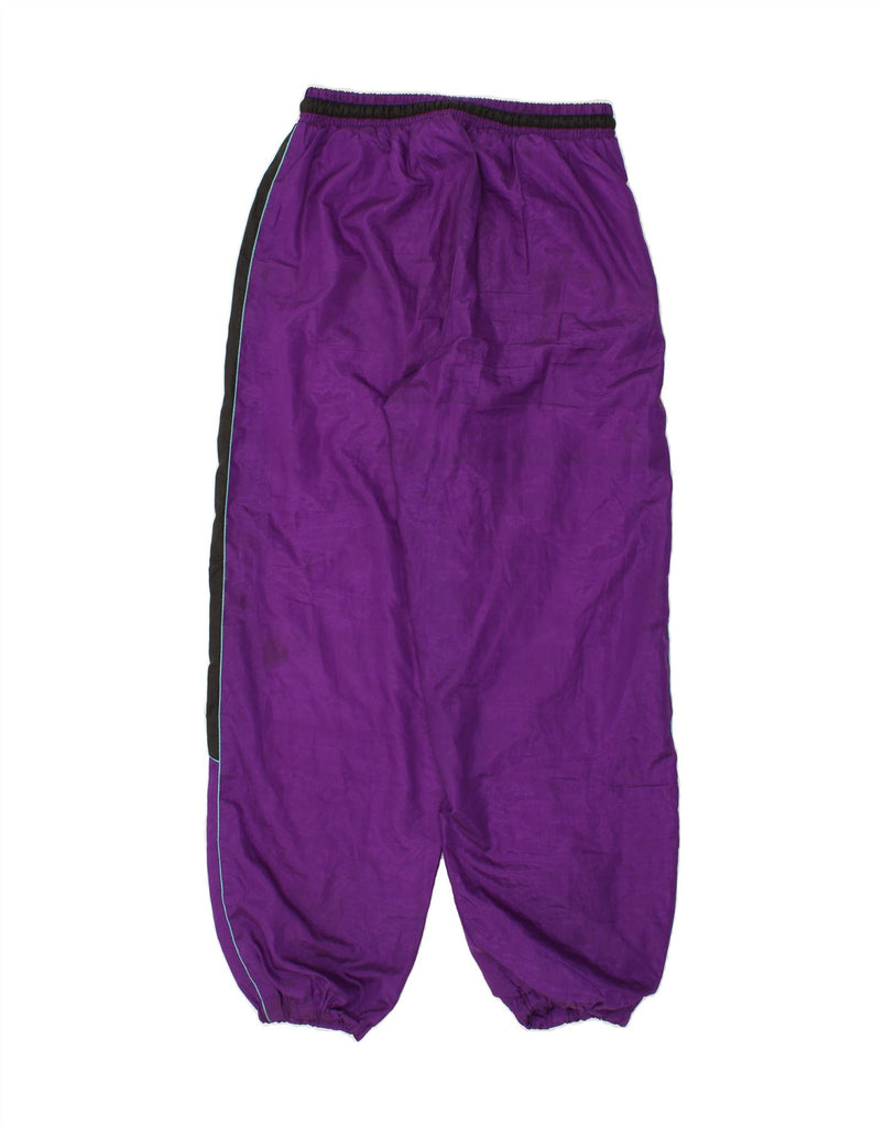 VINTAGE Womens Tracksuit Trousers Joggers XL Purple Colourblock Vintage Vintage and Second-Hand Vintage from Messina Hembry 