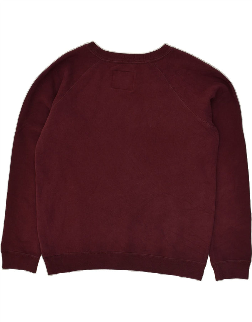 JACK WILLS Womens Sweatshirt Jumper UK 8 Small Burgundy Cotton | Vintage Jack Wills | Thrift | Second-Hand Jack Wills | Used Clothing | Messina Hembry 