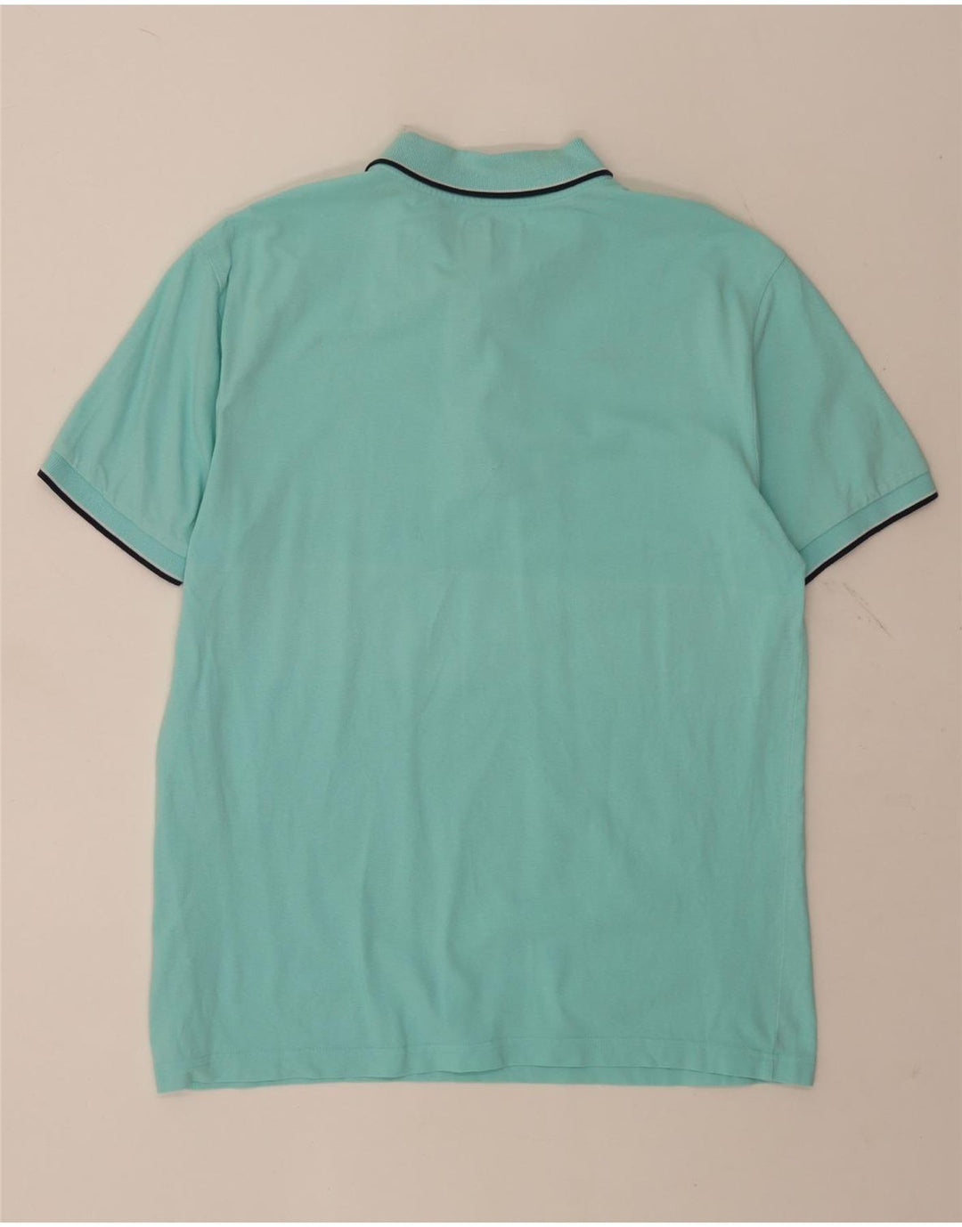 Kappa Mens Polo Shirt XL Turquoise Cotton