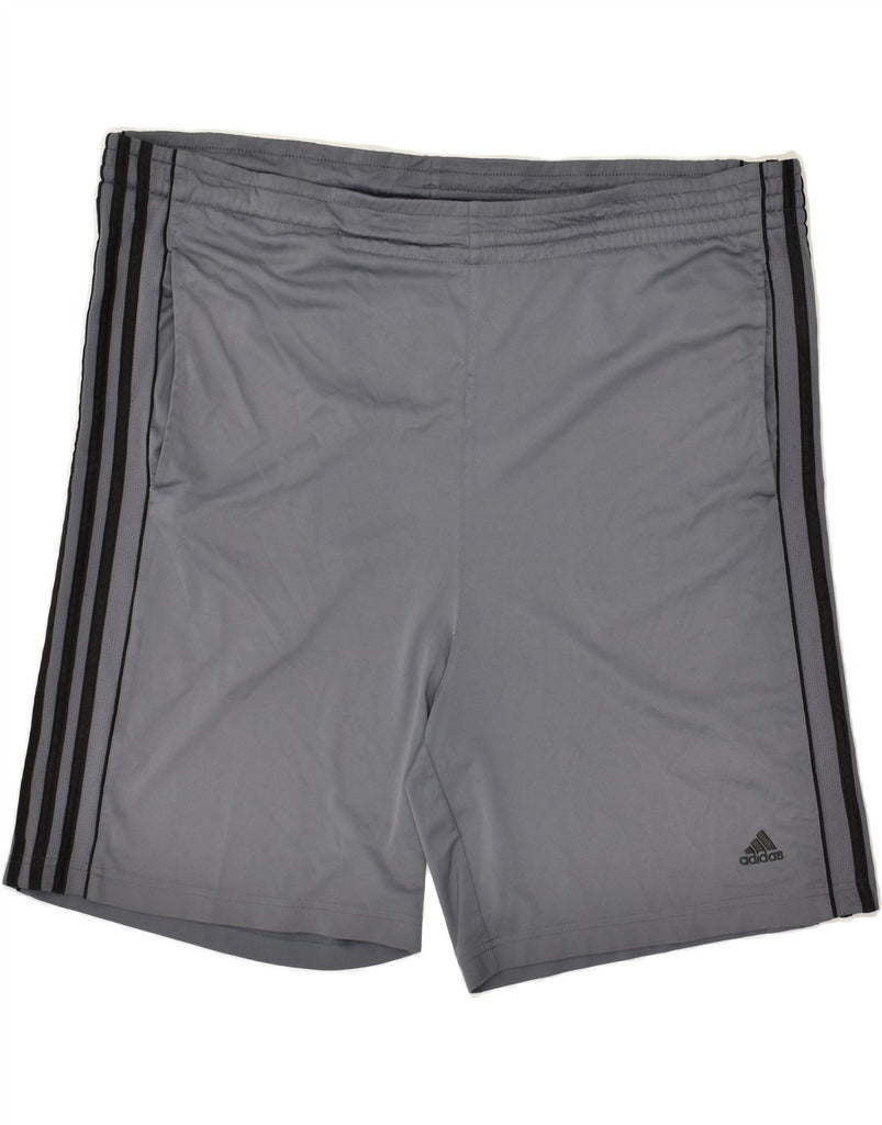 ADIDAS Mens Sport Shorts Large Grey | Vintage Adidas | Thrift | Second-Hand Adidas | Used Clothing | Messina Hembry 