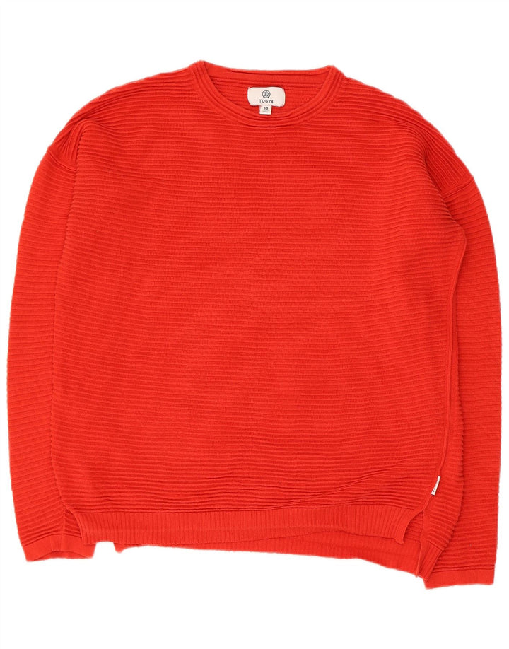 Tog 24 Womens Crew Neck Jumper Sweater UK 10 Small Red