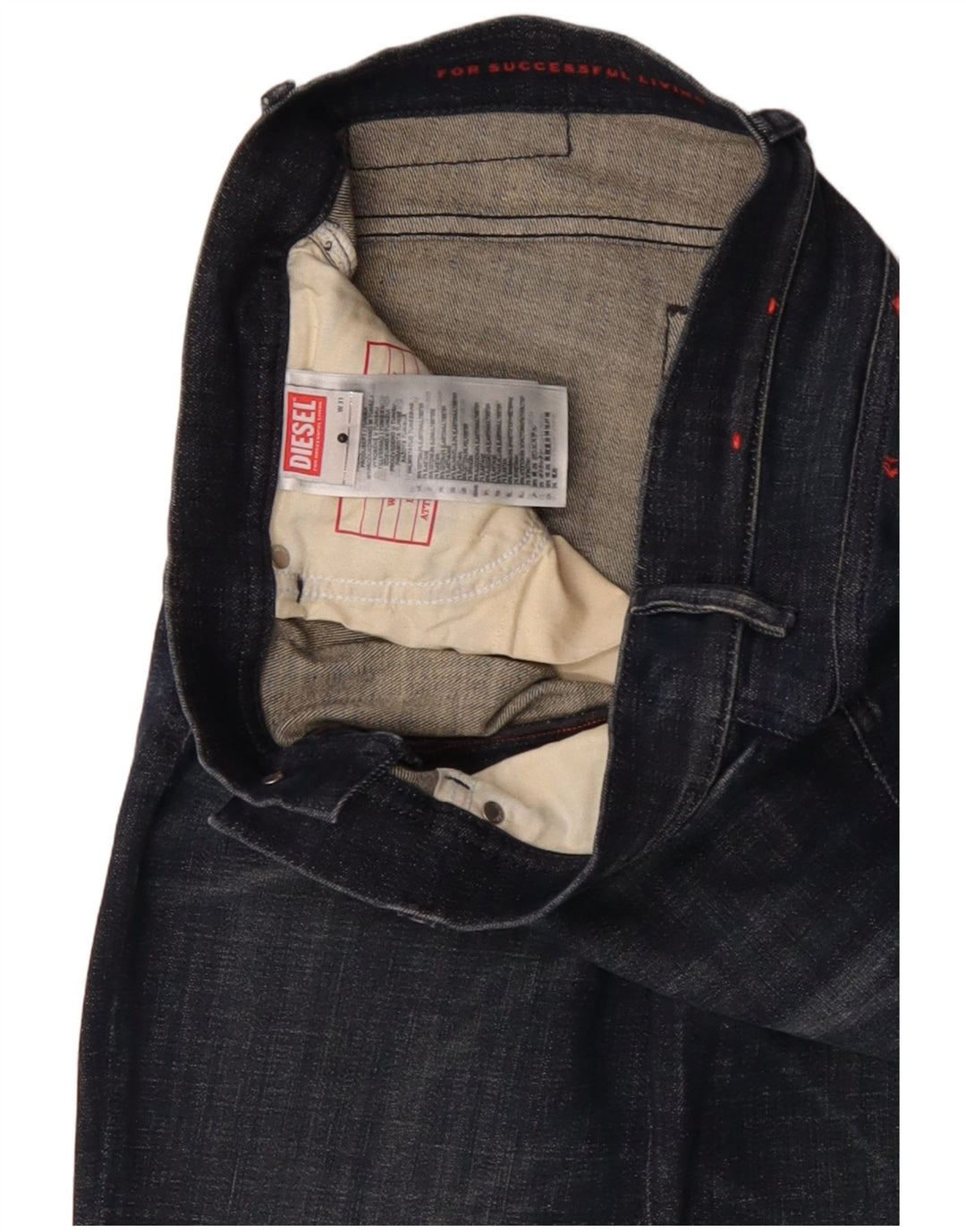 Diesel Mens Skinny Jeans W31 L33 Navy Blue Cotton