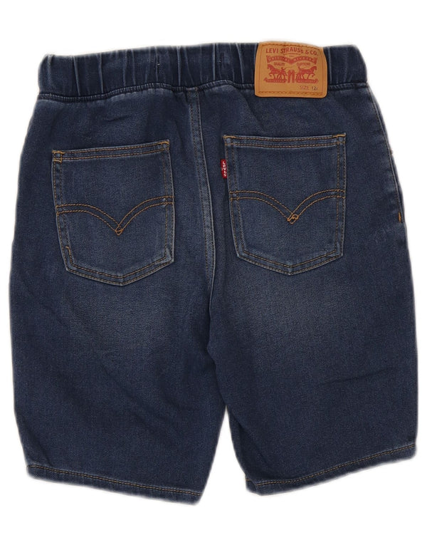 Levi's Boys Skinny Denim Shorts 11-12 Years W26 Blue Cotton