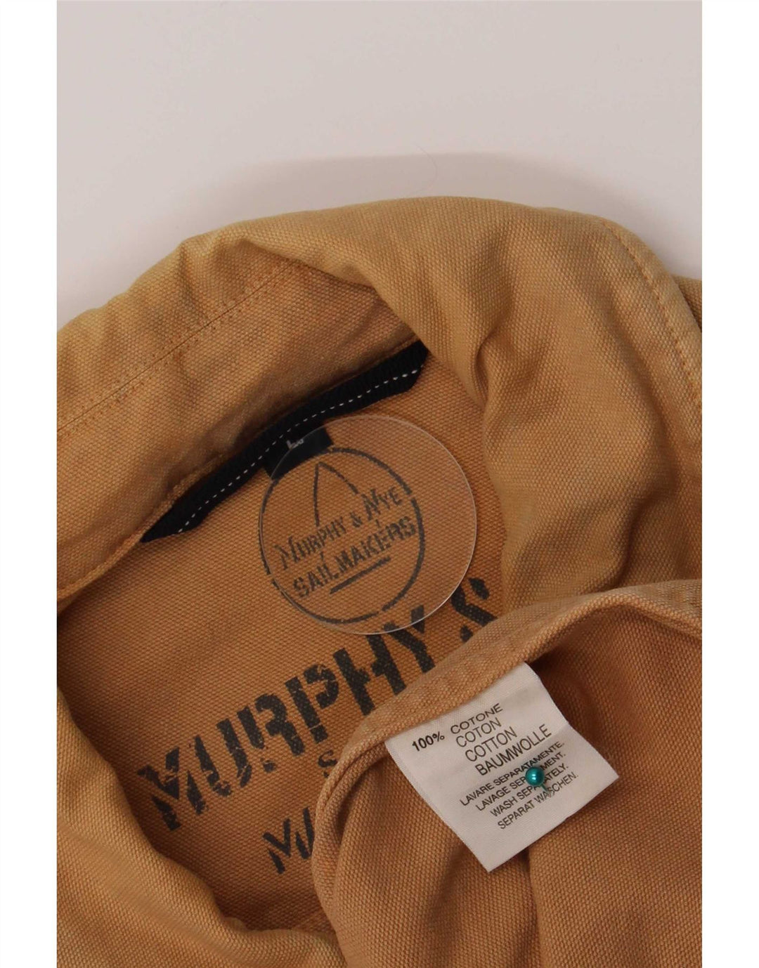 Murphy & Nye Mens Utility Jacket UK 40 Large Brown Cotton