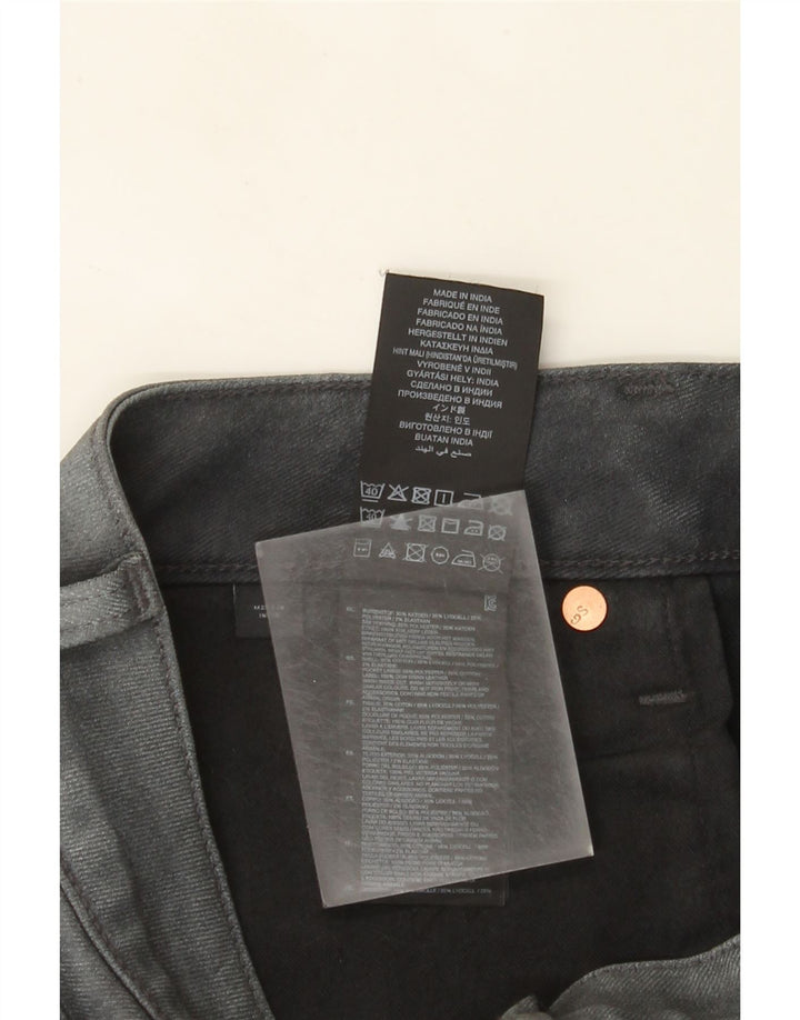 G-Star Mens 3301 Slim Jeans W31 L34 Grey Cotton
