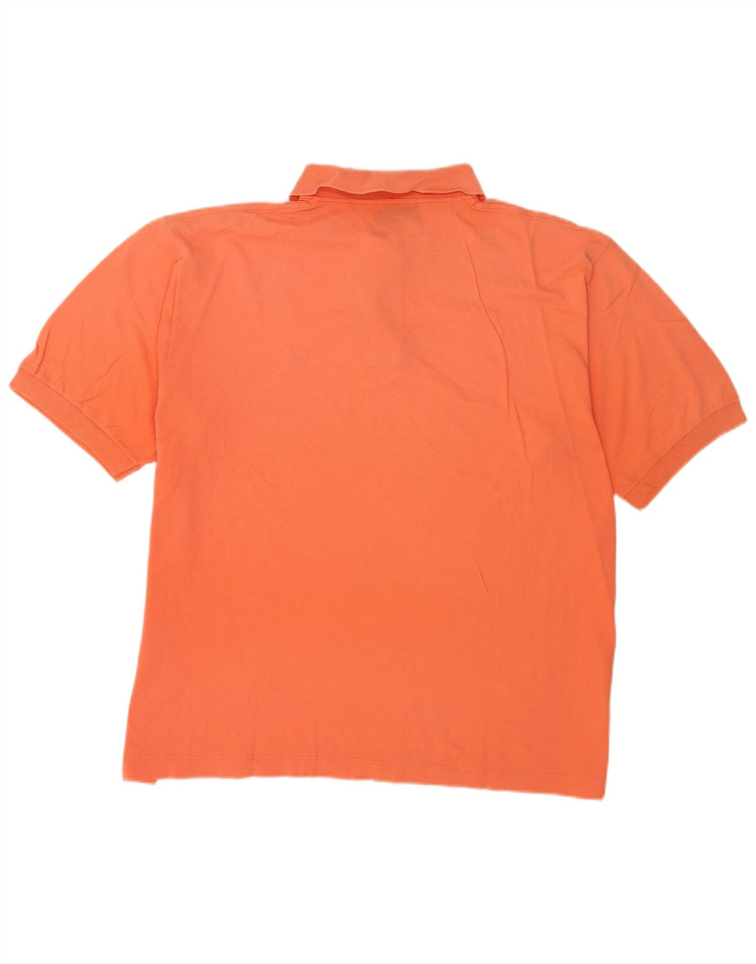 Sergio Tacchini Mens Polo Shirt XL Orange Cotton
