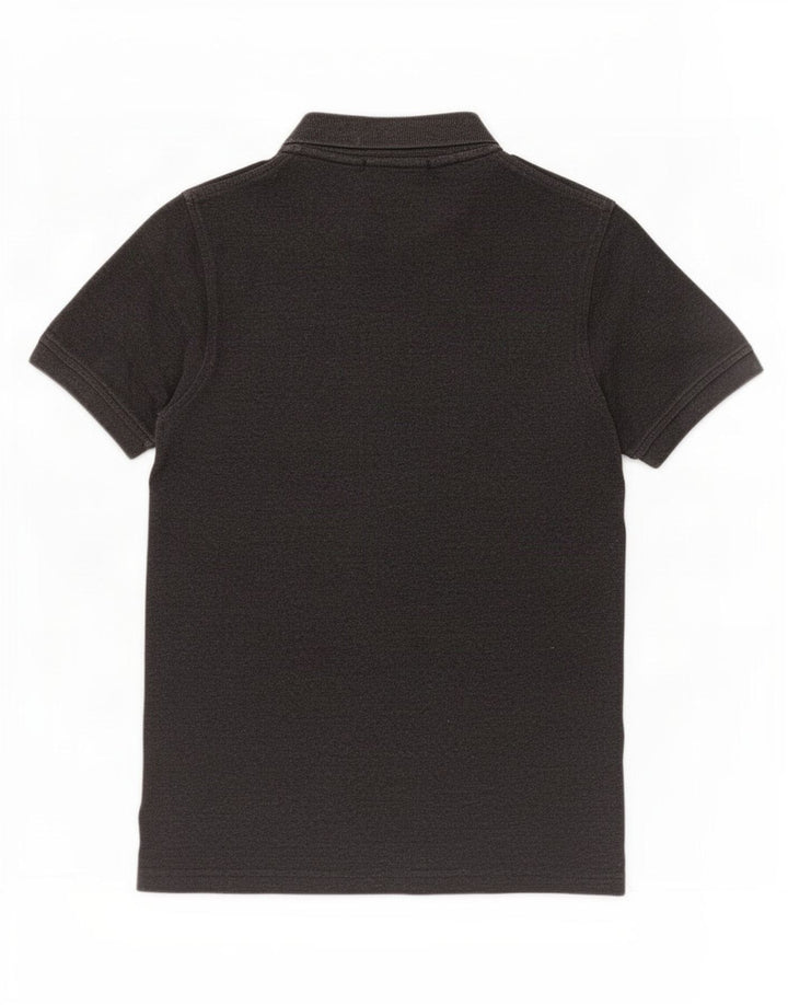Lyle & Scott Mens Polo Shirt Small Grey Cotton