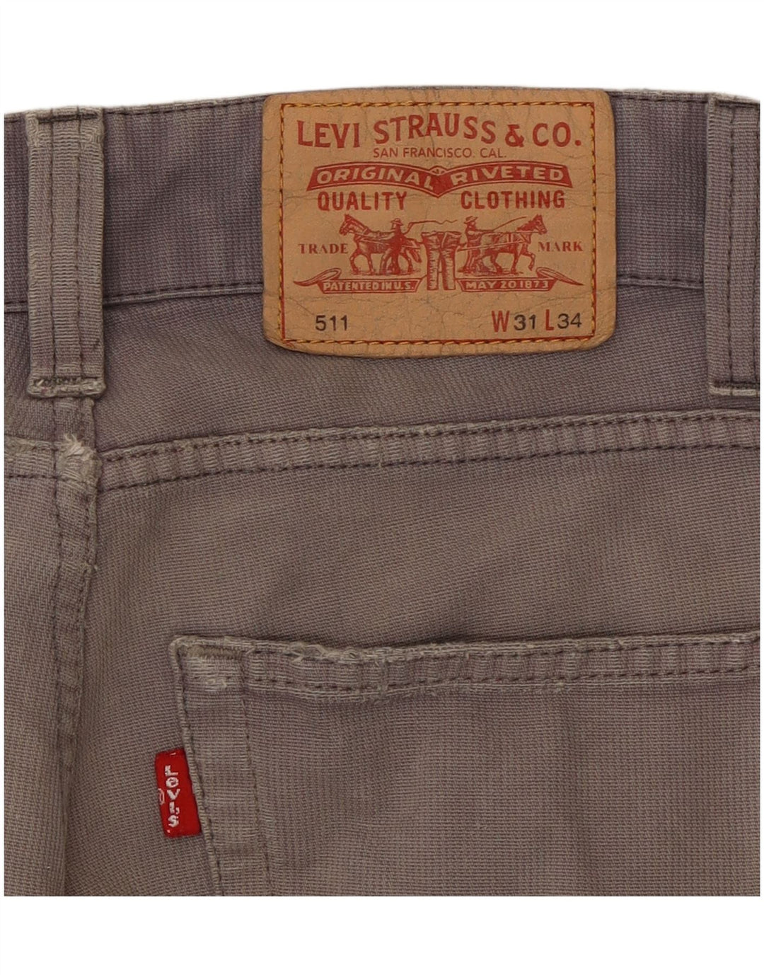 Womens Slim Casual Trousers W31 L32