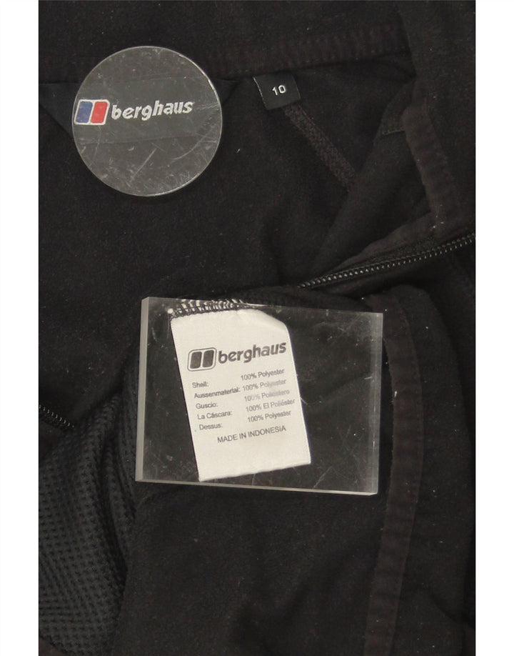 BERGHAUS Womens Tracksuit Top Jacket UK 10 Small  Black Polyester Vintage Berghaus and Second-Hand Berghaus from Messina Hembry 