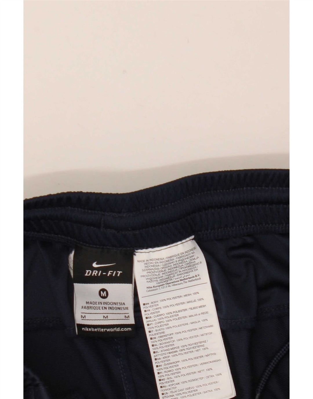Nike Mens Dri Fit Graphic Tracksuit Trousers Joggers Medium Navy Blue