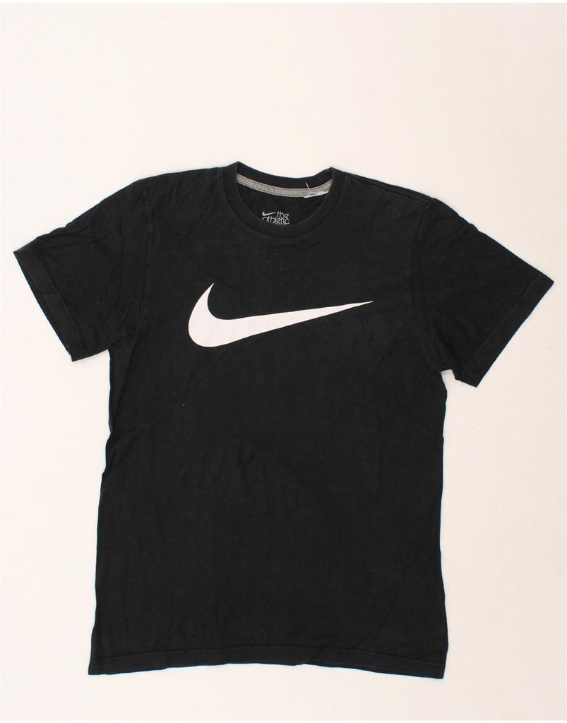 NIKE Mens Standard Fit Graphic T-Shirt Top UK 34/36 Small Black Cotton | Vintage Nike | Thrift | Second-Hand Nike | Used Clothing | Messina Hembry 