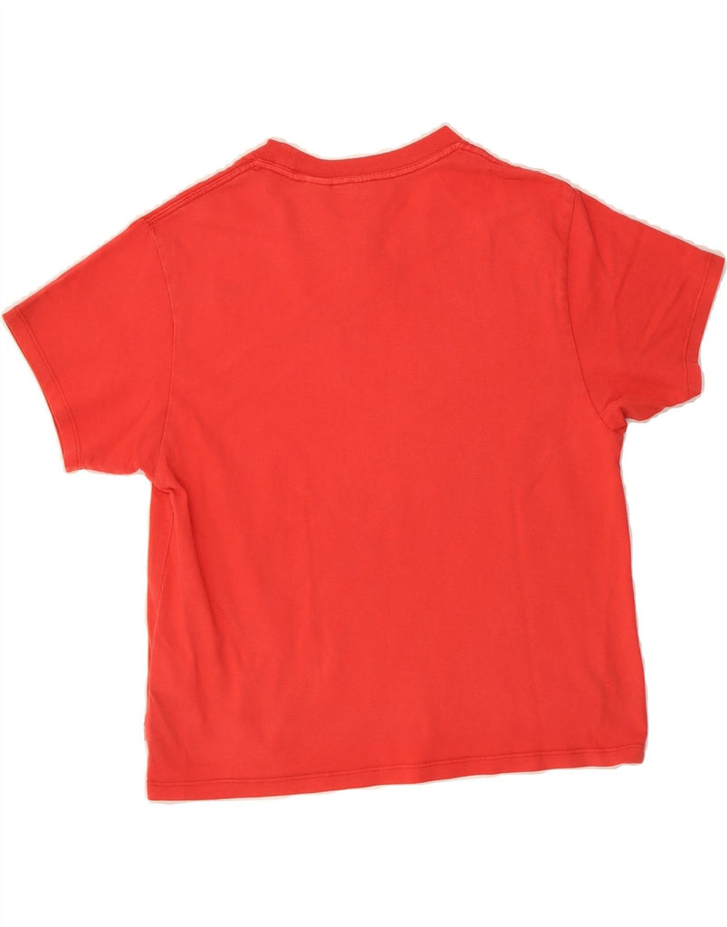LEVI'S Womens Oversized Graphic T-Shirt Top UK 6 XS Red Cotton Vintage Levi's and Second-Hand Levi's from Messina Hembry 