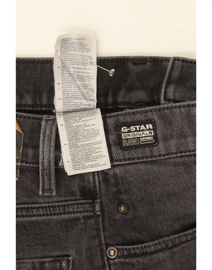 G-Star Mens Straight Jeans W30 L32 Grey Cotton