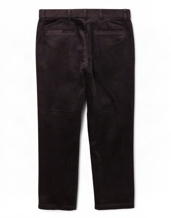 Marks & Spencer Mens Straight Corduroy Trousers W38 L29 Navy Blue Cotton