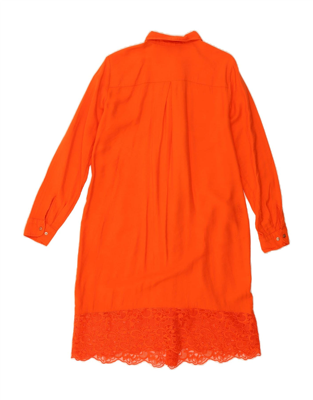U.S. POLO ASSN. Womens Shirt Dress EU 38 Medium Orange Vintage U.S. Polo Assn. and Second-Hand U.S. Polo Assn. from Messina Hembry 