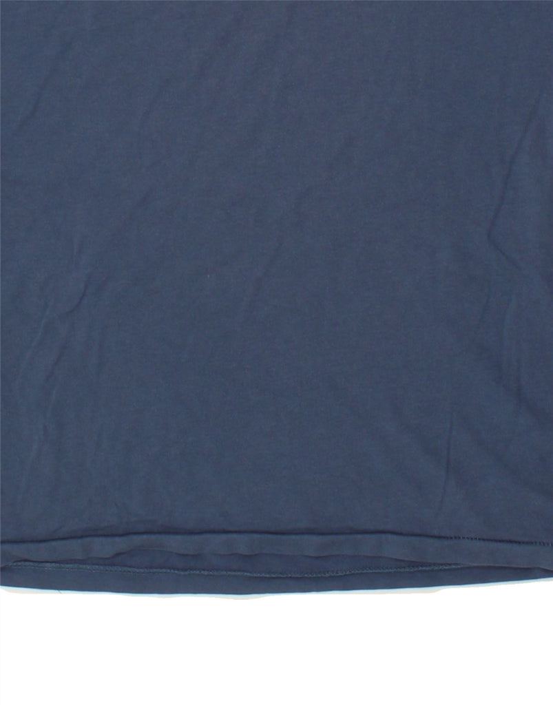 TOMMY HILFIGER Mens Graphic T-Shirt Top Large Blue Cotton | Vintage Tommy Hilfiger | Thrift | Second-Hand Tommy Hilfiger | Used Clothing | Messina Hembry 