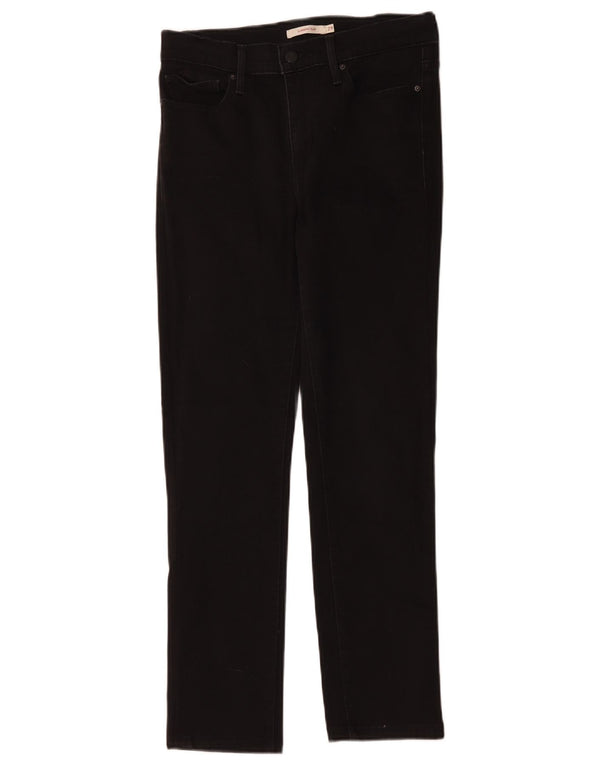 Levi's Womens Shaping Slim Jeans W29 L27 Black Cotton