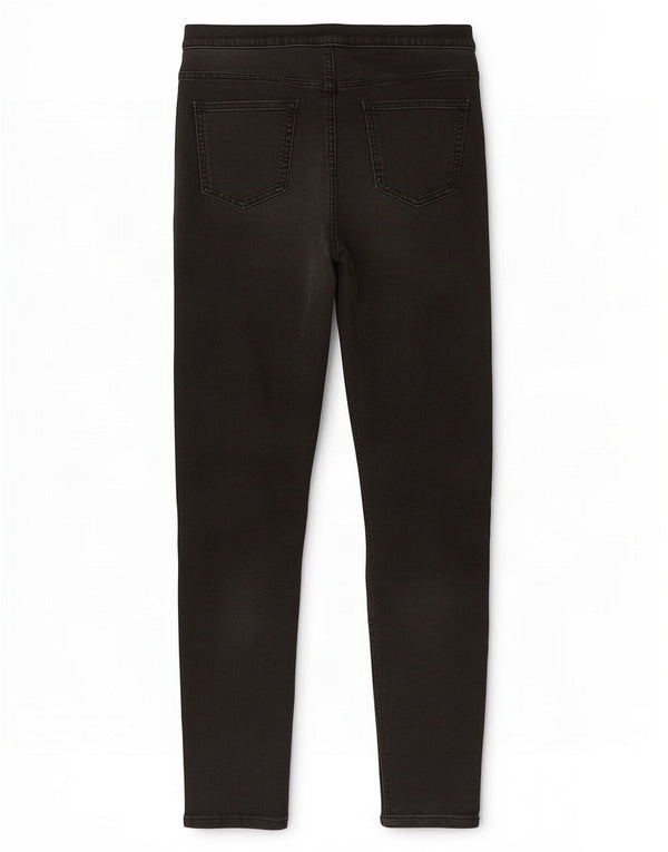 Marks & Spencer Womens Jegging Jeans UK 14 Medium W30 L29 Black Cotton