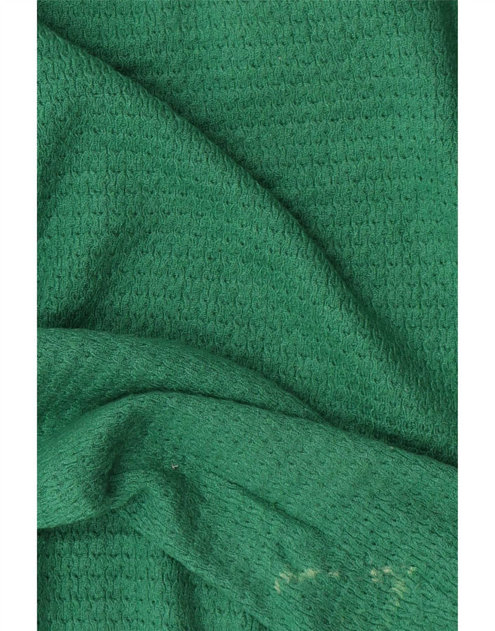 Marks & Spencer Womens Oversized Turtle Neck Jumper Sweater UK 6 XS Green