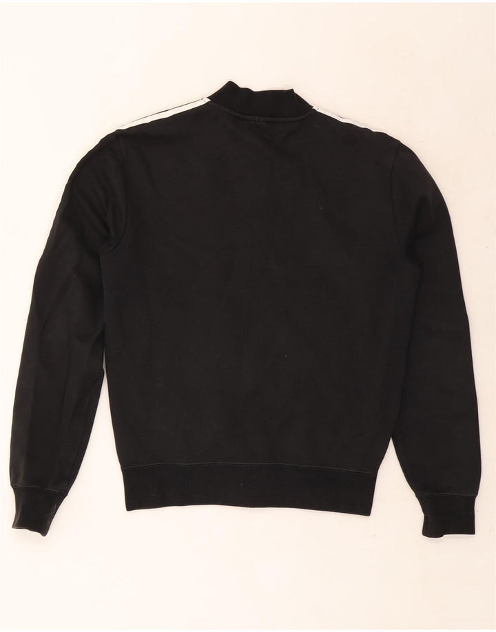 Adidas Mens Tracksuit Top Jacket Small Black Cotton