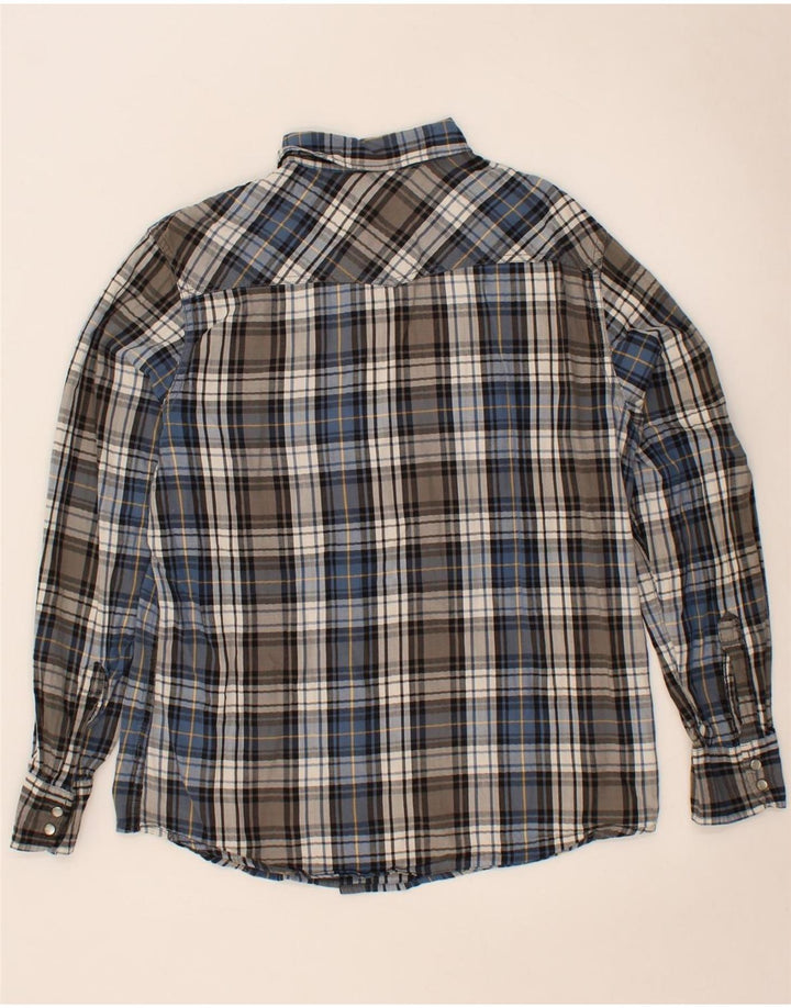 MOSSIMO Mens Athletic Fit  Flannel Shirt Medium Grey Check Cotton Vintage Mossimo and Second-Hand Mossimo from Messina Hembry 