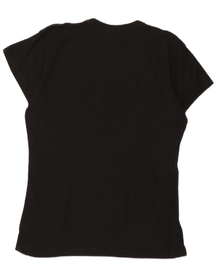 HARD ROCK CAFE Womens Copenhagen Graphic T-Shirt Top UK 20 2XL Black