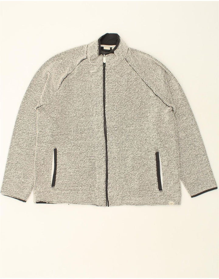 COTTON TRADERS Mens Tracksuit Top Jacket 2XL Grey Cotton Vintage Cotton Traders and Second-Hand Cotton Traders from Messina Hembry 