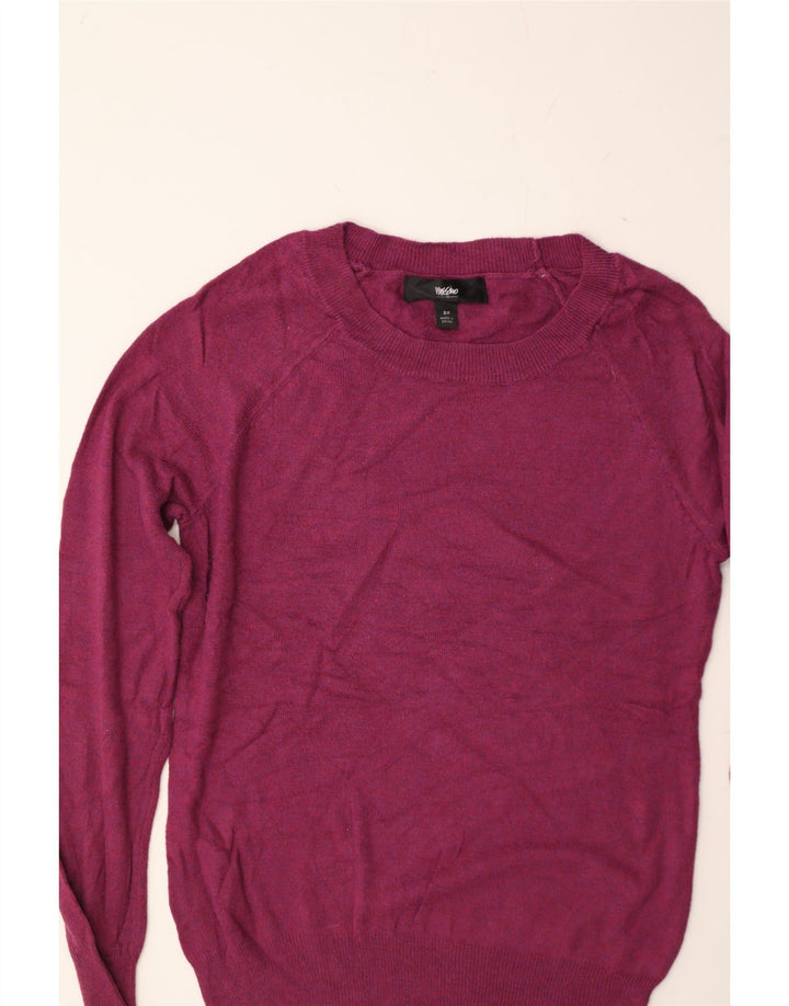 MOSSIMO Womens Boat Neck Jumper Sweater UK 10 Small Purple Vintage Mossimo and Second-Hand Mossimo from Messina Hembry 