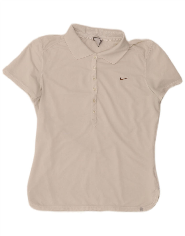 Nike Womens Polo Shirt UK 14/16 Large White
