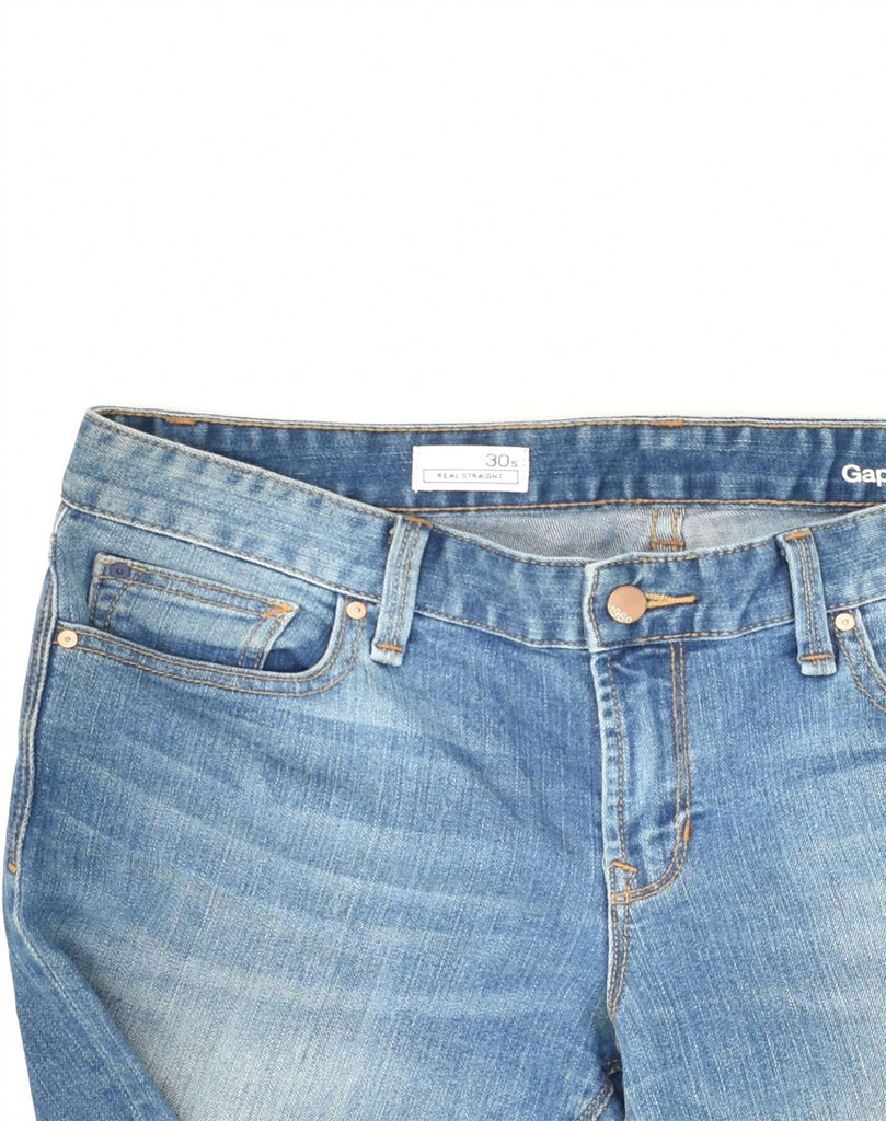 GAP Womens Straight Jeans W30 L28 Blue Cotton | Vintage Gap | Thrift | Second-Hand Gap | Used Clothing | Messina Hembry 