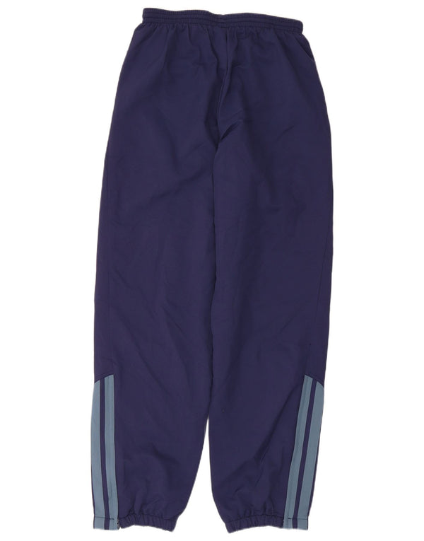 Adidas Boys Tracksuit Trousers Joggers 13-14 Years Navy Blue Polyester