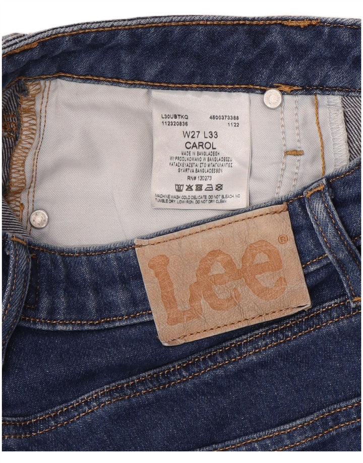 Lee Womens Carol Slim Jeans W27 L29 Blue Cotton