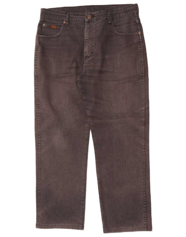 Wrangler Mens Straight Jeans W32 L28 Grey