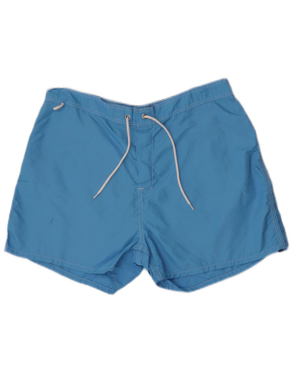 Sundek Mens Swimming Shorts Medium  Blue Colourblock Nylon