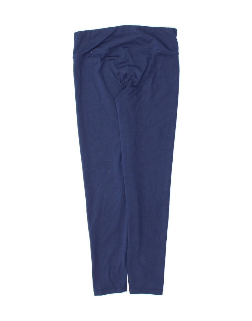 EDDIE BAUER Girls Leggings 10-11 Years  Navy Blue Polyester Vintage Eddie Bauer and Second-Hand Eddie Bauer from Messina Hembry 