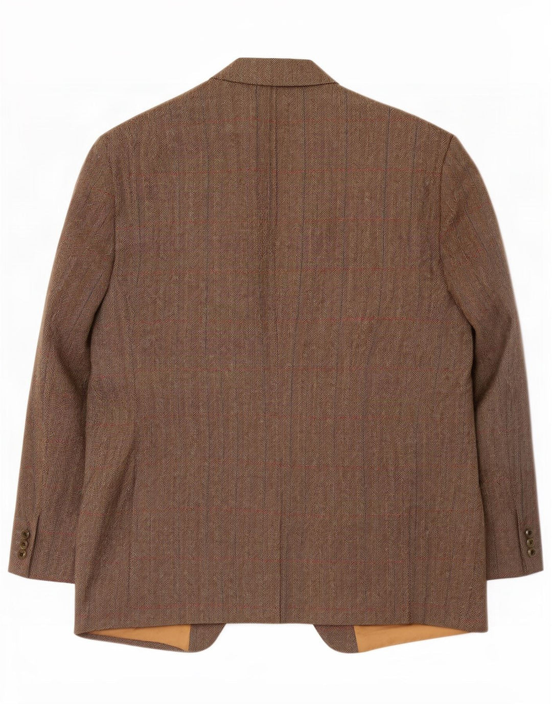 Magee Mens 2 Button Blazer Jacket UK 46 3XL Grey Herringbone New Wool